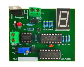 DC 5V Single Digit DIY Electronic Counter Kits for Soldering Learning Practice School Teaching Training